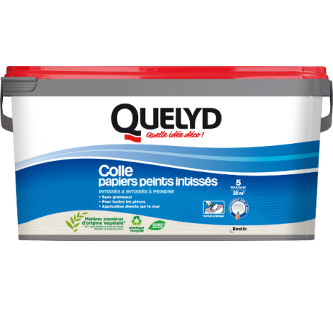 COLLER DU PAPIER PEINT INTISSÉ EN DOSE